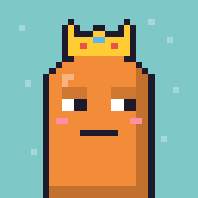 Blob with a crown